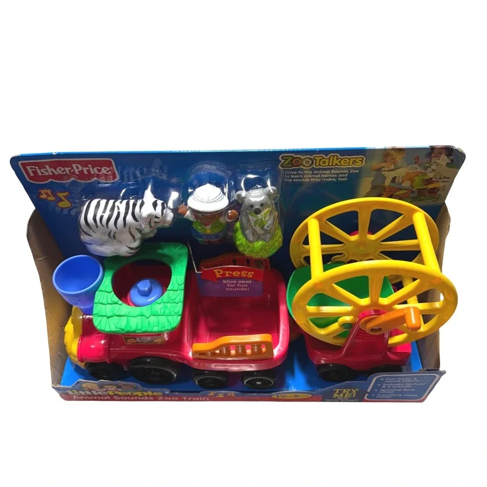 Fisher-Price Little People Zoo Talkers Animal Sounds Zoo Train New NIB 2012